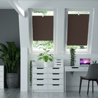 Jaloustore Plissee Kopenhagen Dunkelbraun - Vorschau 0