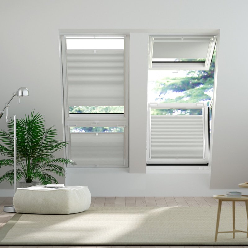 Jaloustore Plissee Kopenhagen Hellgrau - Bild 0