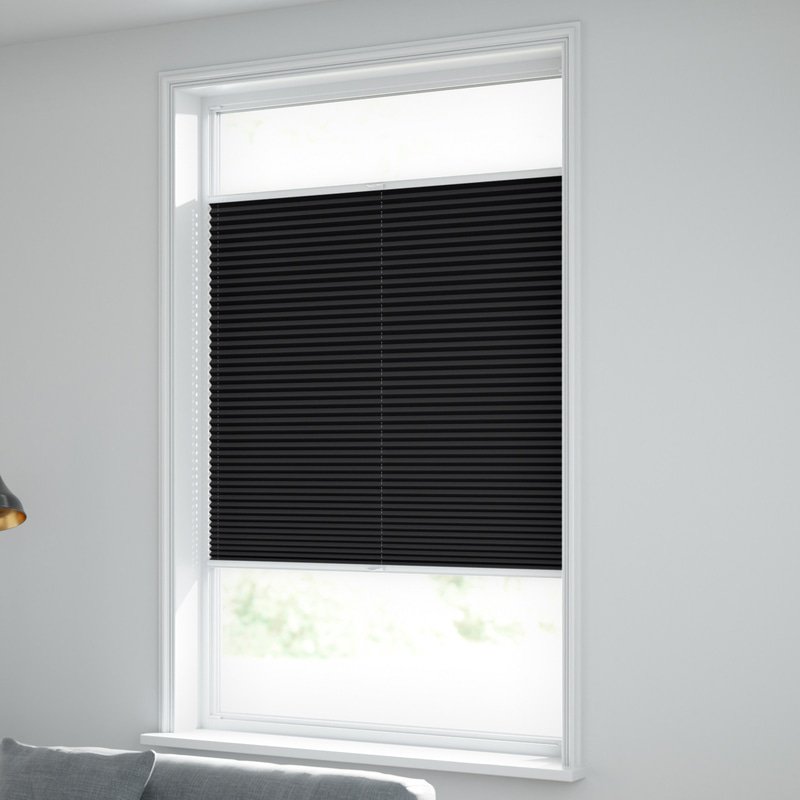 Jaloustore Plissee Porto Schwarz - Bild 1
