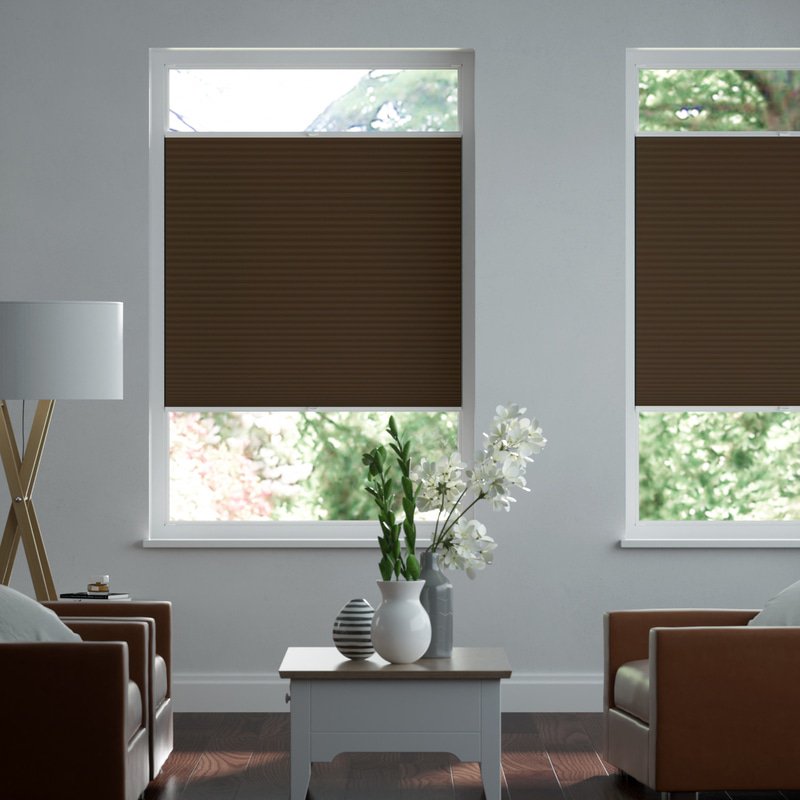 Jaloustore Plissee Malmö Dunkelbraun - Bild 2