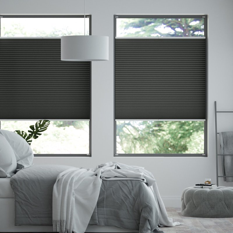 Jaloustore Plissee Malmö Dunkelgrau - Bild 2