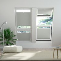 Jaloustore Plissee Malmö Hellgrau - Vorschau 0