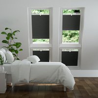 Jaloustore Plissee Malmö Dunkelgrau - Vorschau 0