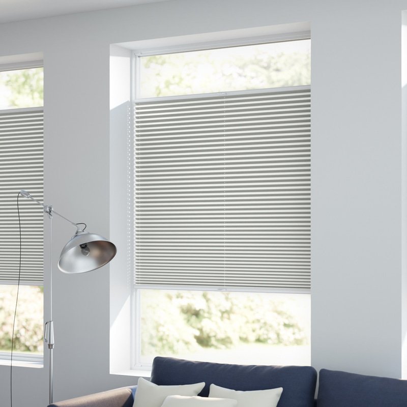 Jaloustore Plissee Prag Hellgrau - Bild 0