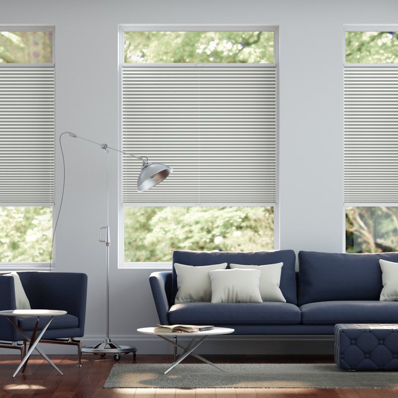 Jaloustore Plissee Prag Hellgrau - Bild 1