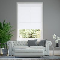 Jaloustore Blickdichtes Rollo auf Maß in matter Baumwoll-Optik Reinweiß - Vorschau 0