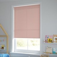 Jaloustore Blickdichtes Rollo auf Maß in matter Baumwoll-Optik Rosé - Vorschau 1
