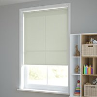 Jaloustore Blickdichtes Rollo auf Maß in matter Baumwoll-Optik Pastell-Grün - Vorschau 1