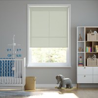 Jaloustore Blickdichtes Rollo auf Maß in matter Baumwoll-Optik Pastell-Grün - Vorschau 0