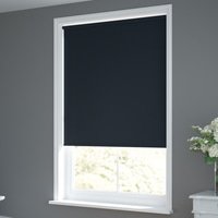 Jaloustore Blickdichtes Rollo auf Maß in matter Optik mit Panama-Webstruktur Mitternacht - Vorschau 1