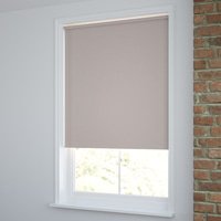 Jaloustore Blickdichtes Rollo auf Maß in matter Leinwand-Struktur, Rückseite farbig angepasst Silber Grau - Vorschau 1