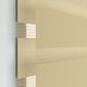 Jaloustore Doppelrollo auf Maß mit schmalen Streifen mit gestreiftem feinen Transparent Vanille - Vorschaubild 1