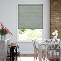 Jaloustore schmale Uni Aluminium Jalousie auf Maß Silber Metallic - Vorschau 0