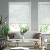Jaloustore schmale Uni Aluminium Jalousie auf Maß Lichtgrau matt - Vorschau 0