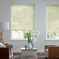 Jaloustore schmale Uni Aluminium Jalousie auf Maß Creme-Beige matt - Vorschau 0
