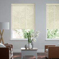 Jaloustore breite Uni Aluminium Jalousie auf Maß beige matt & Creme - Vorschau 0