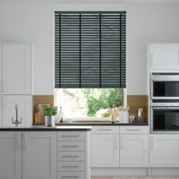 Jaloustore breite Uni Aluminium Jalousie auf Maß Anthrazit & Schwarz - Vorschau 0