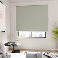 Jaloustore Verdunkelungsrollo mit feiner Struktur, Rückseite farblich angepasst Taupegrau - Vorschau 1