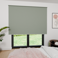 Jaloustore Verdunkelungsrollo mit feiner Struktur, Rückseite farblich angepasst Taupegrau - Vorschau 0