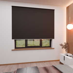 Verdunkelungsrollo mit feiner Struktur, Rückseite farblich angepasst