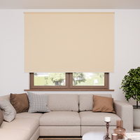 Jaloustore Verdunkelungsrollo mit feiner Struktur, Rückseite farblich angepasst Camel - Vorschau 4