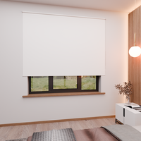Jaloustore Verdunkelungsrollo mit feiner Struktur, Rückseite farblich angepasst Reinweiß - Vorschau 0
