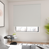 Jaloustore Verdunkelungsrollo mit feiner Struktur, leicht glänzend, Rückseite silber Beige - Vorschau 4