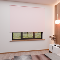 Jaloustore Verdunkelungsrollo mit feiner Struktur, leicht glänzend, Rückseite silber Rosa - Vorschau 4