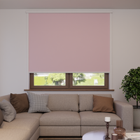 Jaloustore Verdunkelungsrollo mit feiner Struktur, leicht glänzend, Rückseite silber Rosa - Vorschau 2