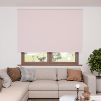 Jaloustore Verdunkelungsrollo mit feiner Struktur, leicht glänzend, Rückseite silber Rosa - Vorschau 2