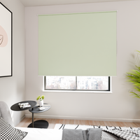 Jaloustore Verdunkelungsrollo mit feiner Struktur, leicht glänzend, Rückseite silber Normandy Grau - Vorschau 4