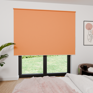 Verdunkelungsrollo mit feiner Struktur, leicht glänzend, Rückseite silber