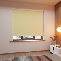 Jaloustore Verdunkelungsrollo mit feiner Struktur, leicht glänzend, Rückseite silber Creme-Beige - Vorschau 0