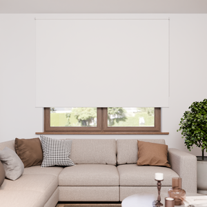 Verdunkelungsrollo mit feiner Struktur, leicht glänzend, Rückseite silber