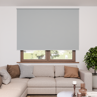 Jaloustore Verdunkelungsrollo mit grober Struktur, Rückseite weiss Hellgrau - Vorschau 2