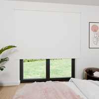 Jaloustore Verdunkelungsrollo mit grober Struktur, Rückseite weiss Weiß - Vorschau 0