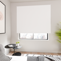 Jaloustore Verdunkelungsrollo mit Striee-Effekt, Rückseite weiss Weiß - Vorschau 1