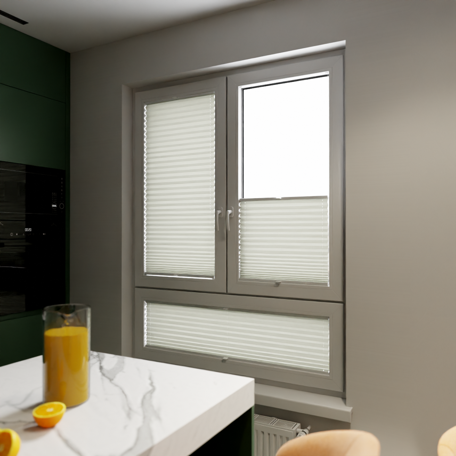 Jaloustore COSIFLOR® Plissee Garda Taupe - Bild 10