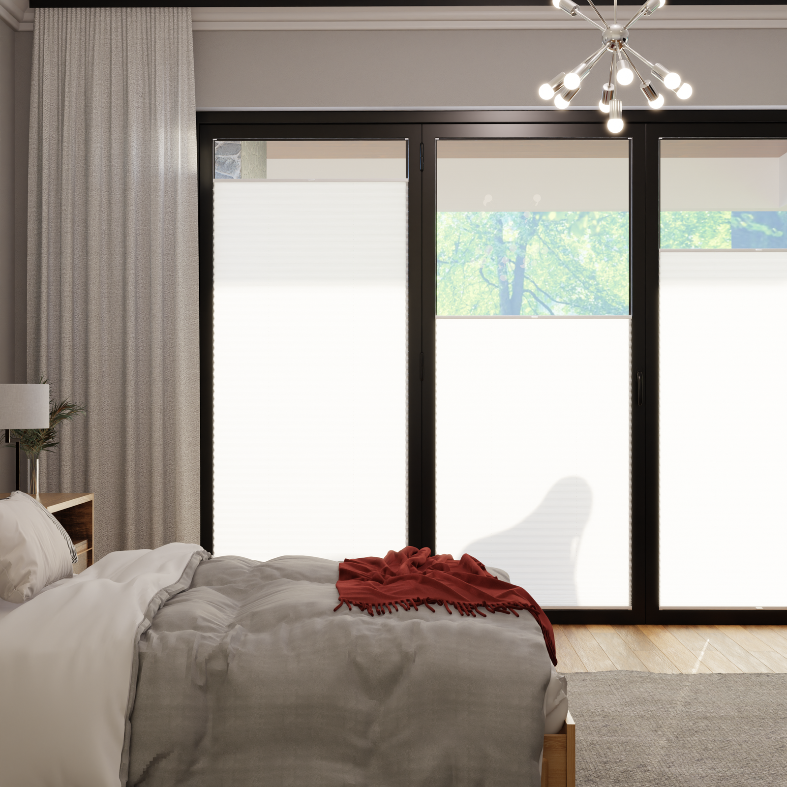 Jaloustore COSIFLOR® Plissee Riva Reinweiß - Bild 0