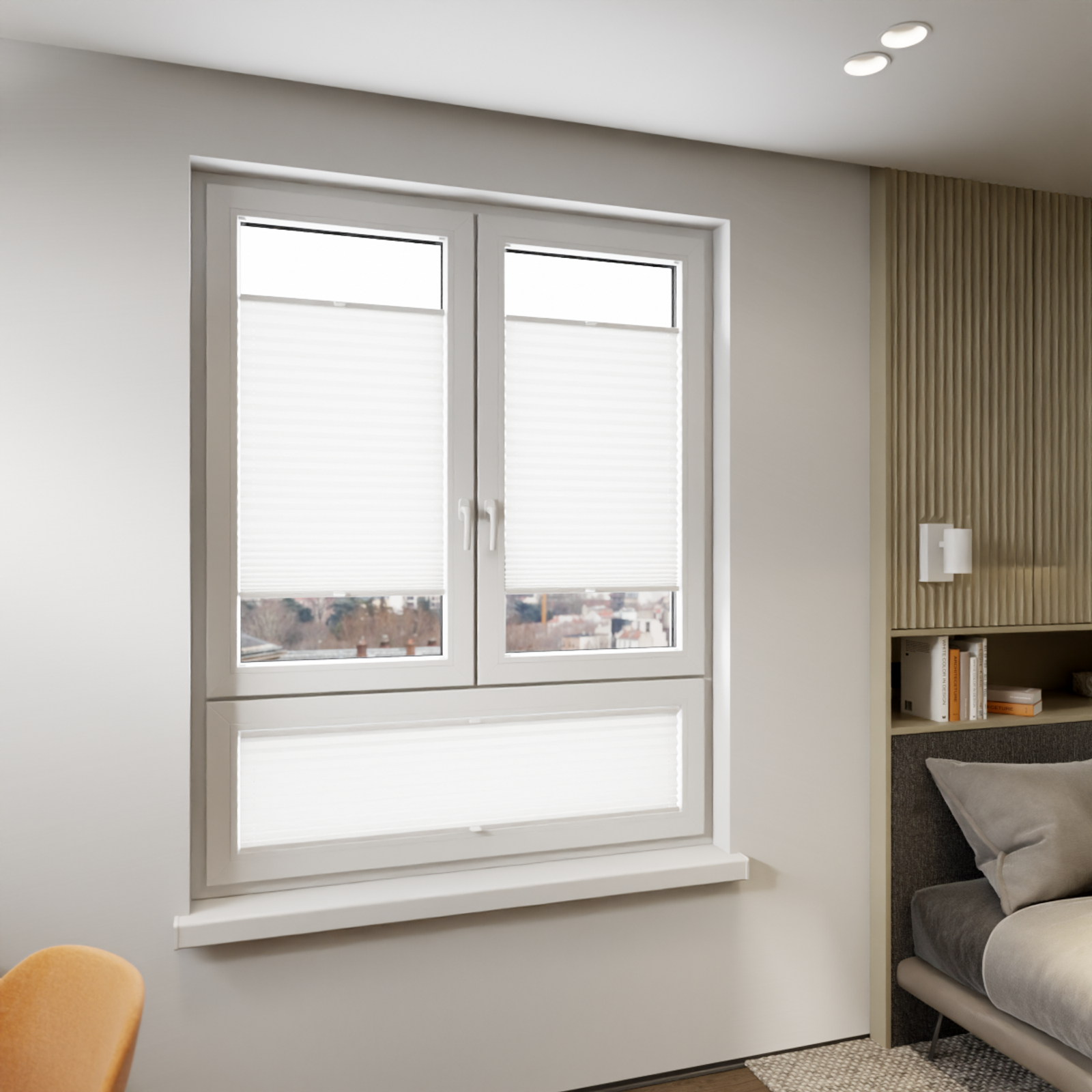 Jaloustore COSIFLOR® Plissee Riva Reinweiß - Bild 8