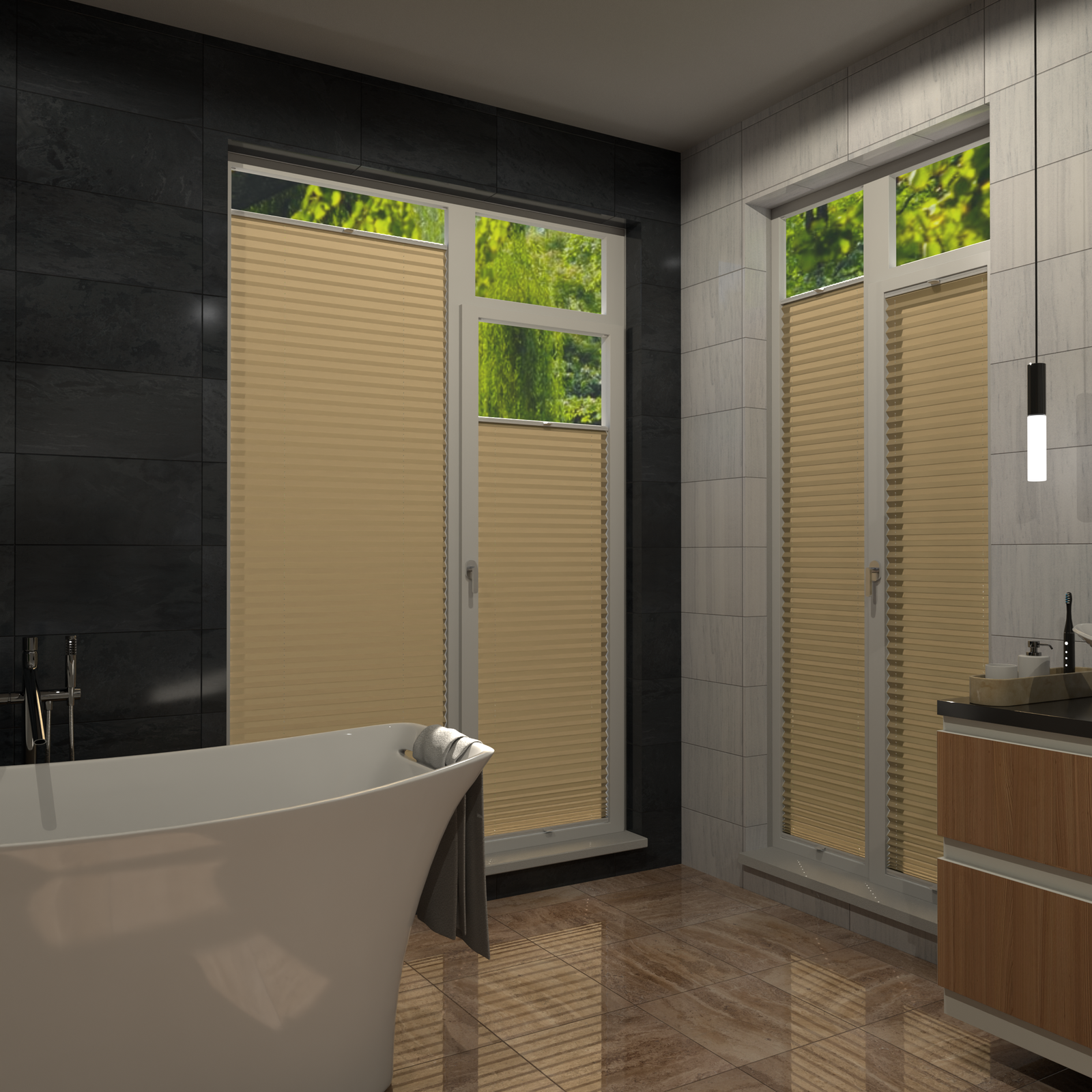 Jaloustore COSIFLOR® Plissee Riva Sand - Bild 16