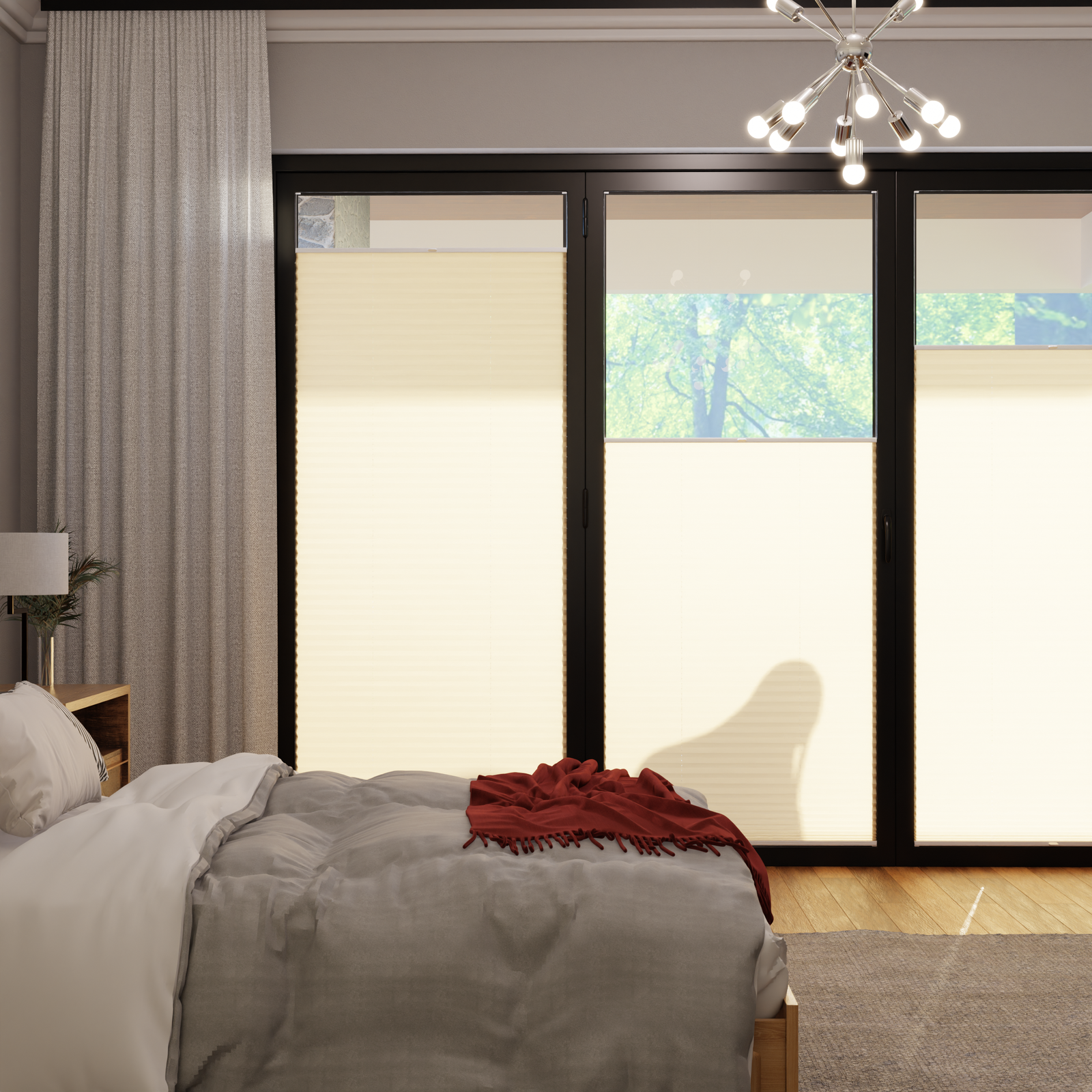 Jaloustore COSIFLOR® Plissee Riva Sand - Bild 0