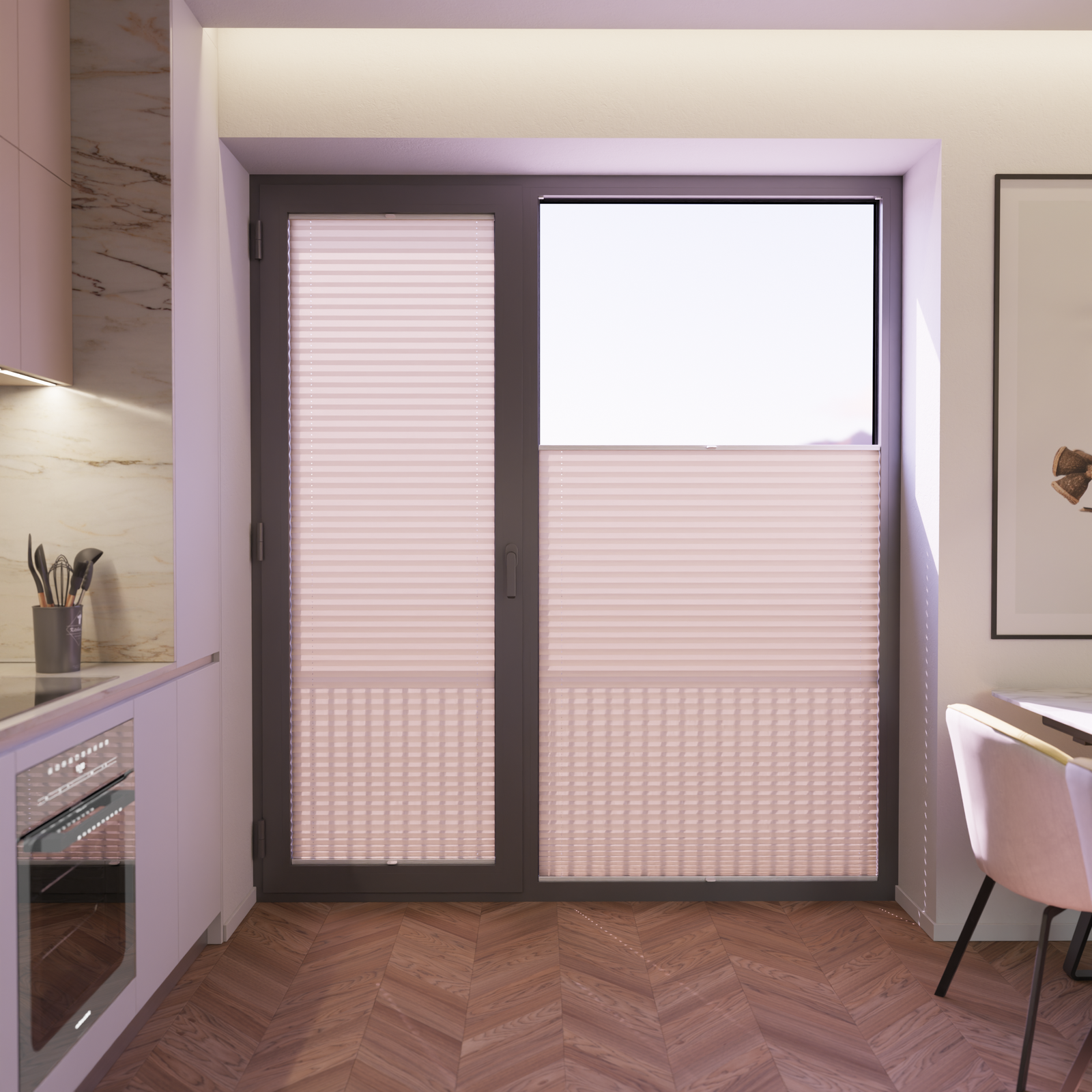 Jaloustore COSIFLOR® Plissee Riva Sand - Bild 5