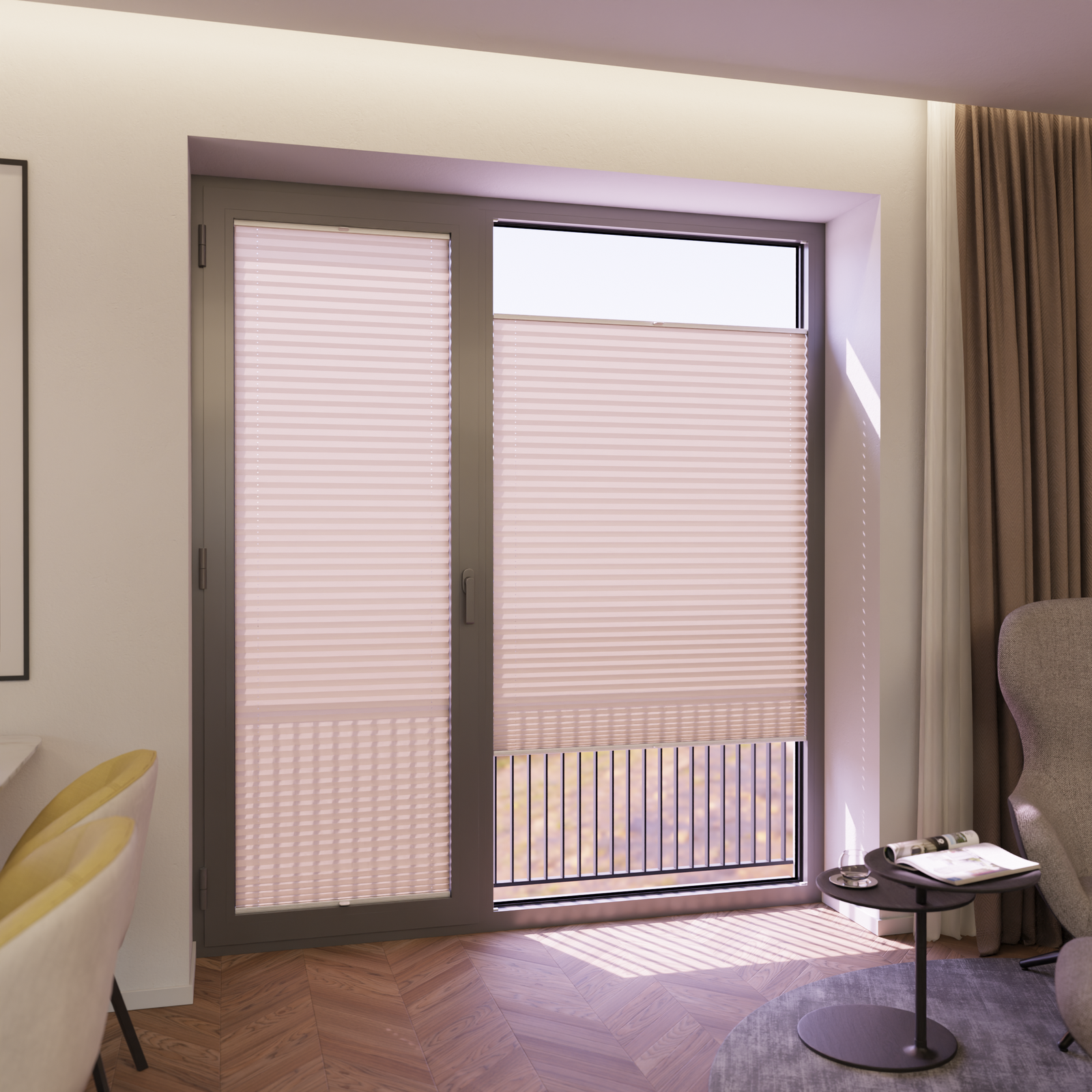 Jaloustore COSIFLOR® Plissee Riva Sand - Bild 6