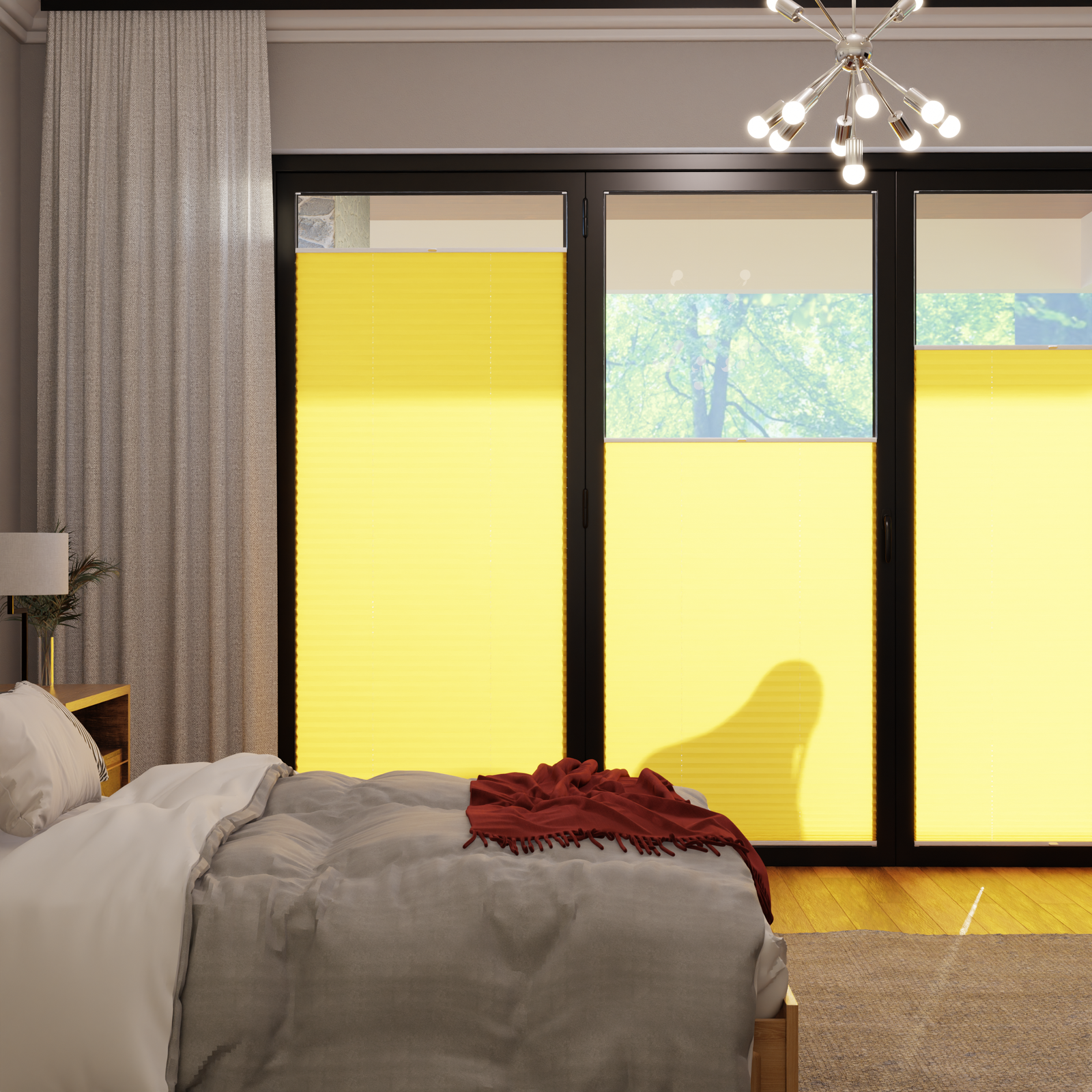 Jaloustore COSIFLOR® Plissee Riva Orange - Bild 0