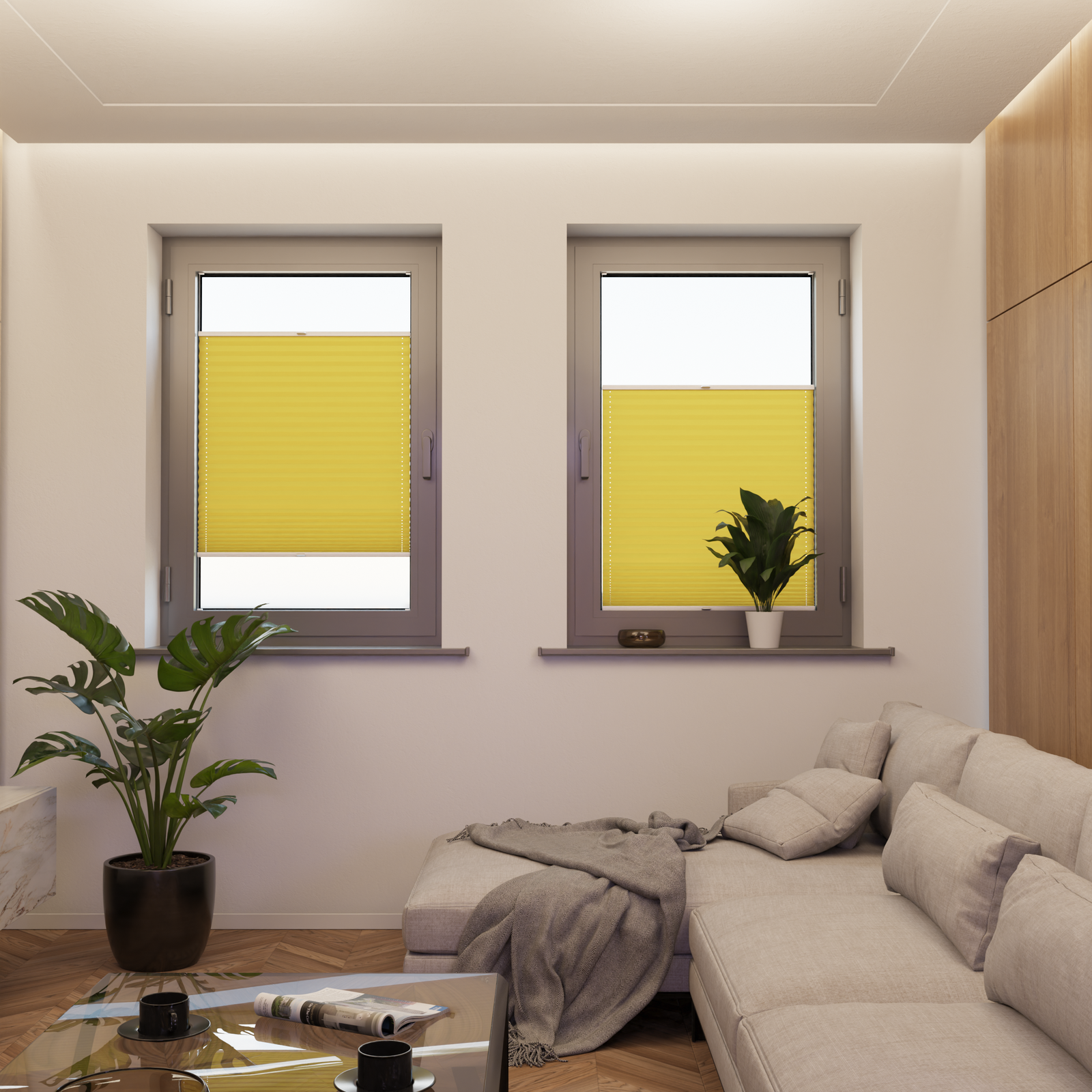 Jaloustore COSIFLOR® Plissee Riva Orange - Bild 4