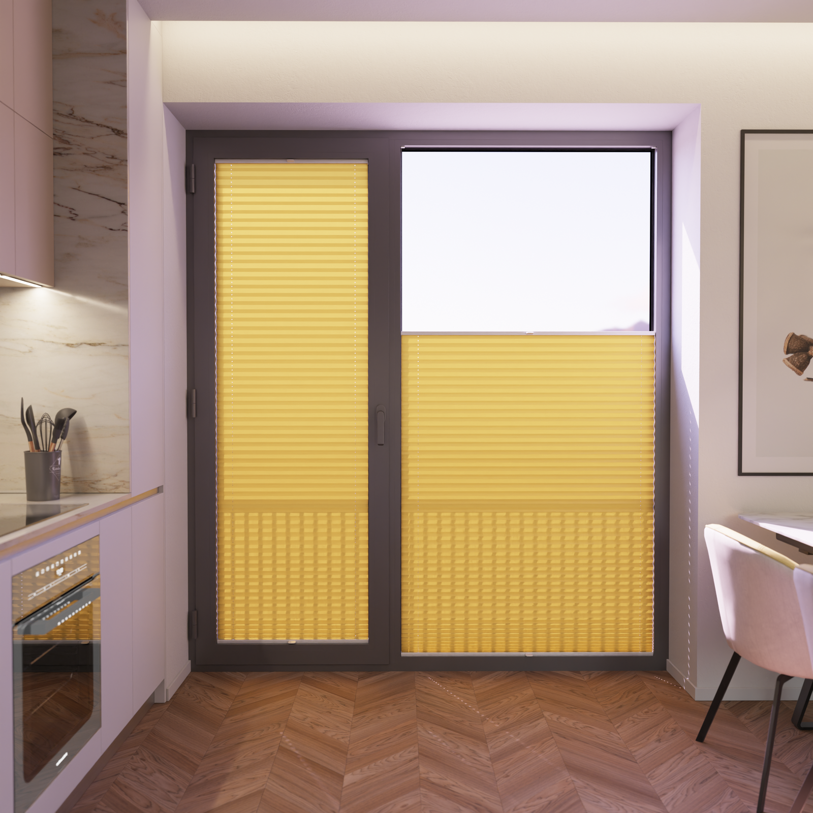 Jaloustore COSIFLOR® Plissee Riva Orange - Bild 5