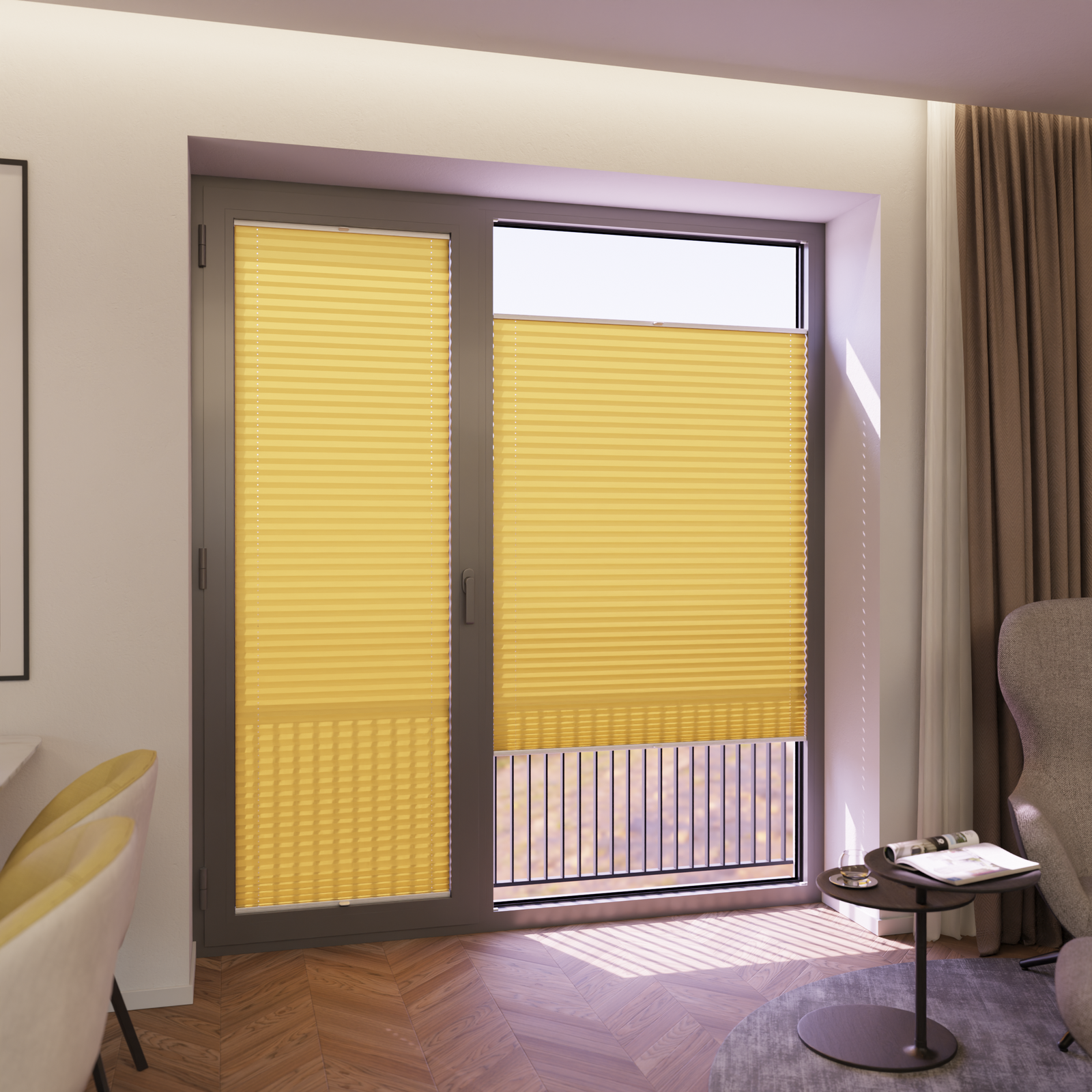 Jaloustore COSIFLOR® Plissee Riva Orange - Bild 6