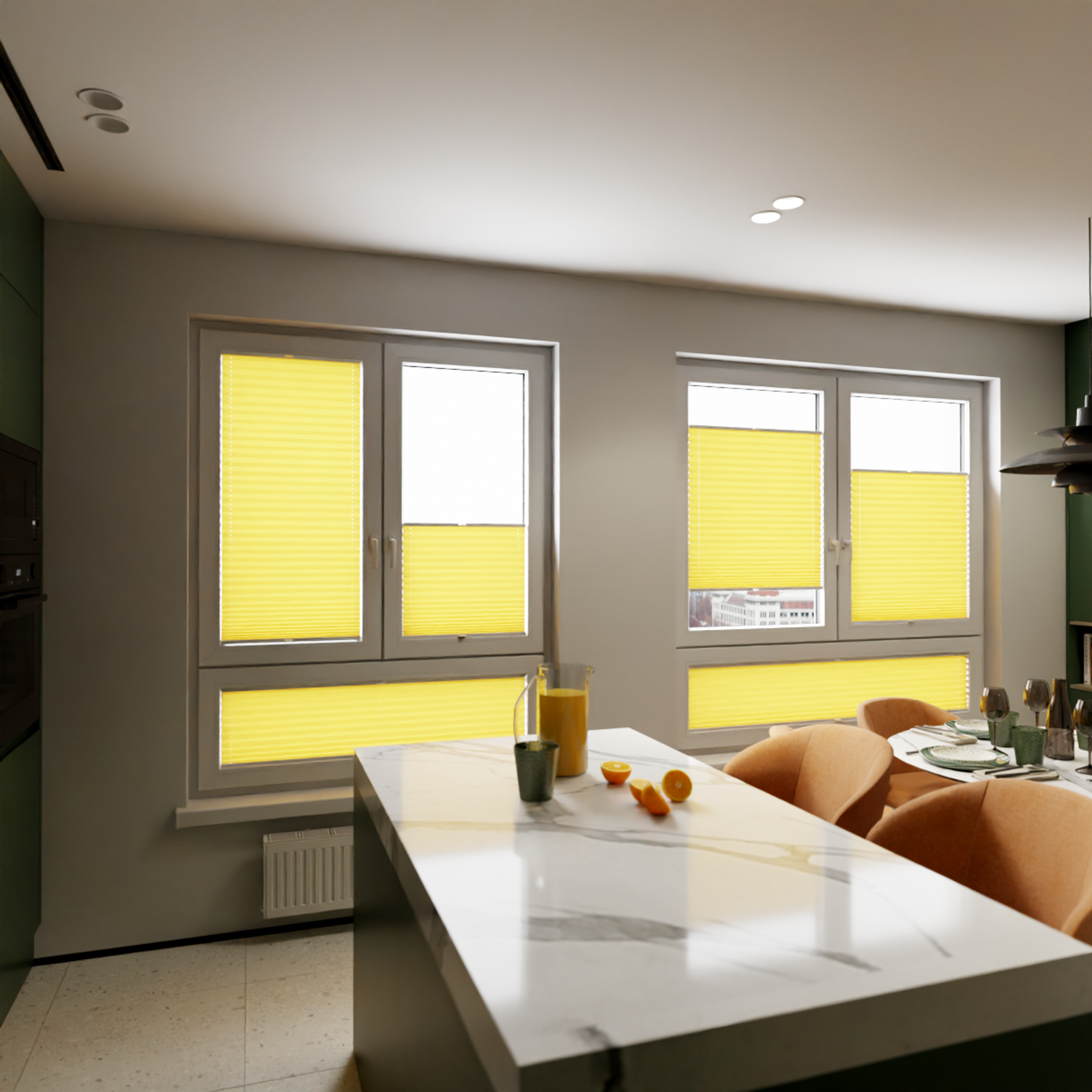 Jaloustore COSIFLOR® Plissee Riva Orange - Bild 11