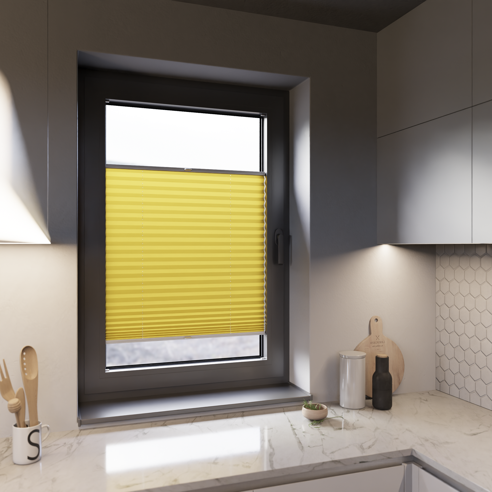 Jaloustore COSIFLOR® Plissee Riva Orange - Bild 12